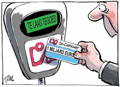 Handel in gehackte ov chipkaarten